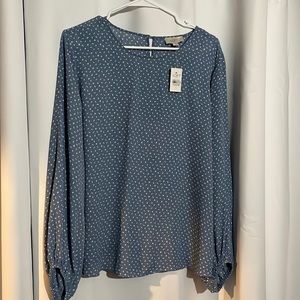 Loft outlet blouse, size large. New with tags.